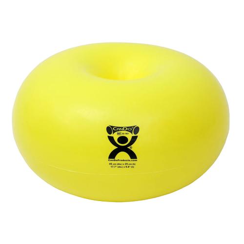 CanDo wałek do ćwiczeń Donut 45 cm Ø x 25 cm wys. żółty