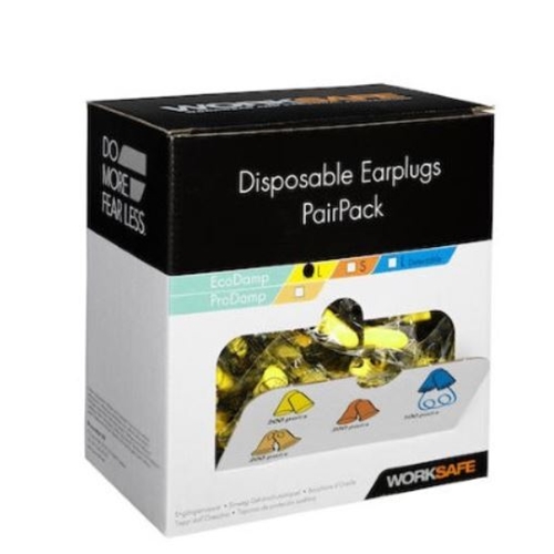 Gehörschutzstöpsel EcoDamp L Worksafe - Soft Fit gelb 200 Paar/Packung - 200 St.