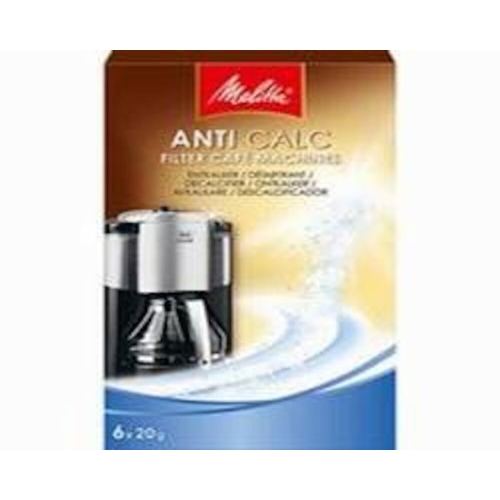 Avkalkning kaffebryggare - Melitta tablett 6x20g
