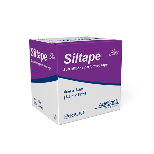 Siltape Silikon-Haftband - 4 cm x 1,5 m beige mit Schutzfolie