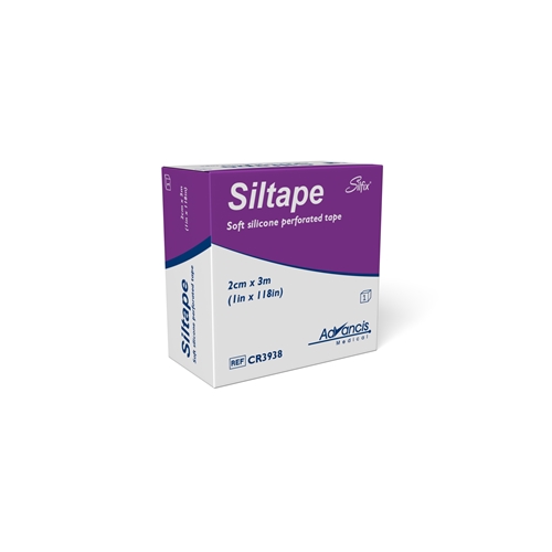 Silikonpflaster Siltape - 2 cm x 3 m beige mit Schutzfolie