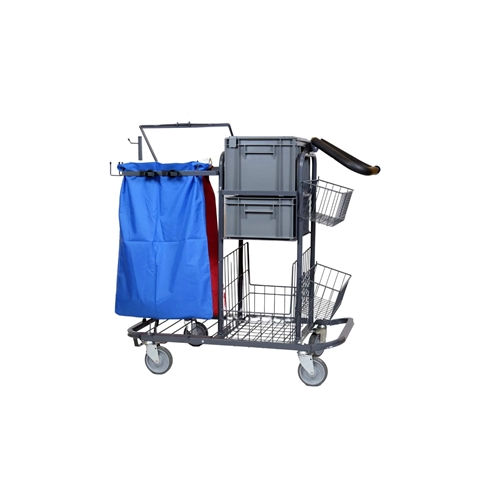 Rengøringsvogn Nilfisk S2-systemvogn - 90x58x109cm lille komplet