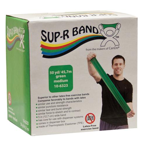 Sup-R Band® 50 yard – Grön/ medium | Alternativ till hantlar