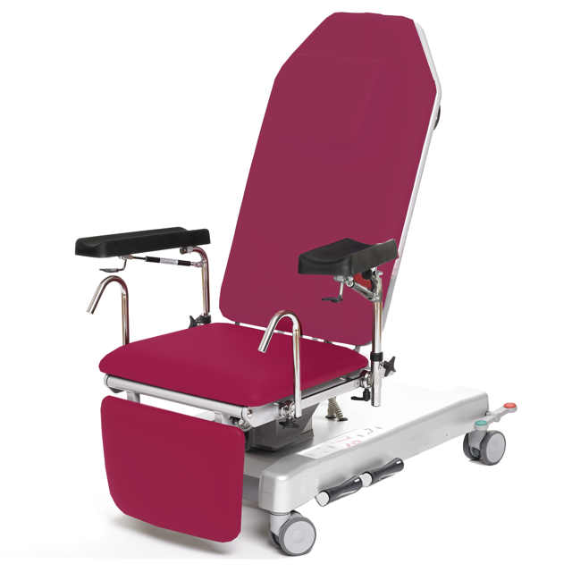 Provtagningsstol elektrisk på pelare – Cerise 892