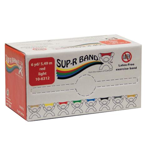 Sup-R Band® 6 yard – Röd/ lätt | Alternativ till hantlar