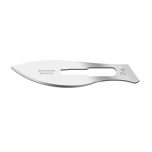 Knivblad op Swann-Morton - nr24 - 100 st