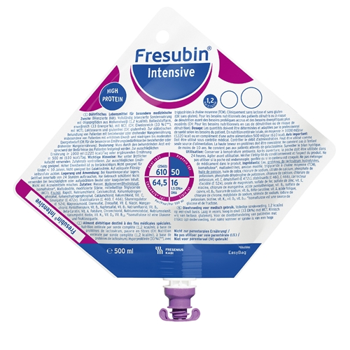Fresubin Intensive -letkuravinto - 15x500 ml EasyBag - 15 kpl