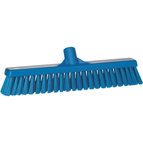 Fejekost med plastryg Vikan - 410mm blå blød/hård