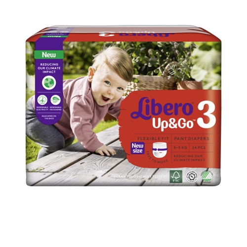 Byxblöja Libero Up&Go - 3 5-8kg - 96 st