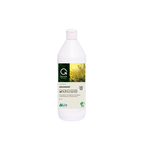 Grovrengøringsmiddel Liv Greenium - 1L uparfumeret Svanen
