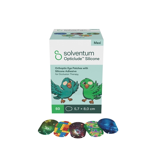 Øjenforbinding Opticlude Silicone - 57x80mm maxi drengemotiv - 50 stk
