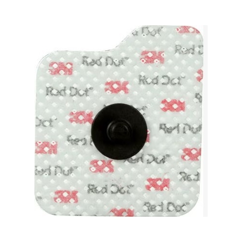 EKG elektrod 3M RedDot omplaceringsbar – 32x32mm kolknapp långtids – 10 st