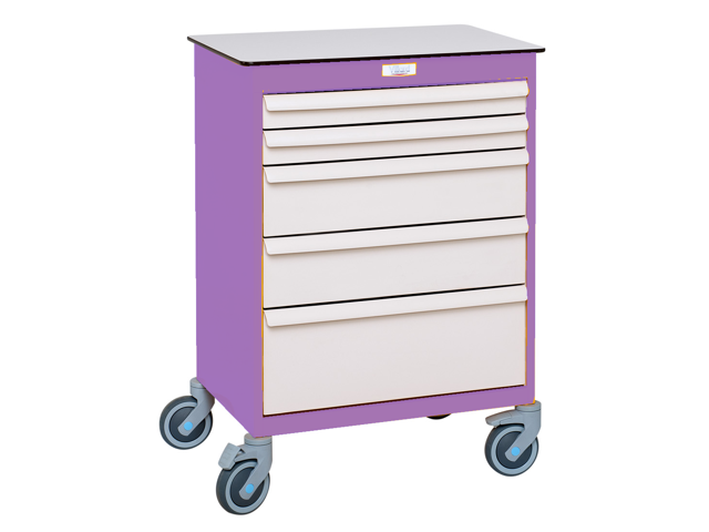 Mobil arbetsstation 1 block - Lila