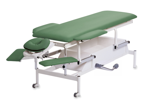 Tarsus Fysio 1, hydraulisk brits – Olivgrön 681