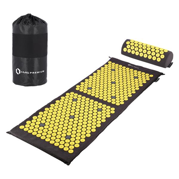 Akupressurmatten-Set Premium Schwarz AKM04
