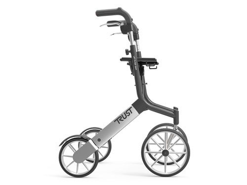 TrustCare - Let's Go Out rollator - Svart/Silver