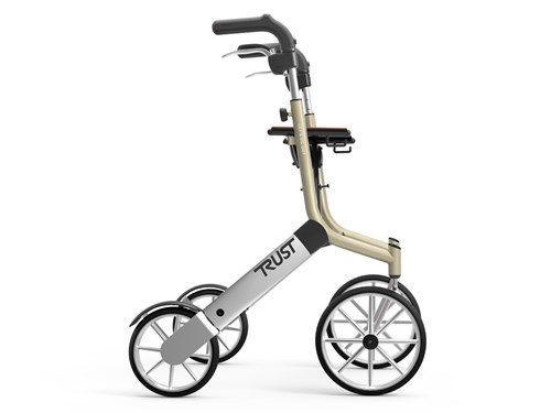 TrustCare - Let's Go Out rollator - Beige/Silver
