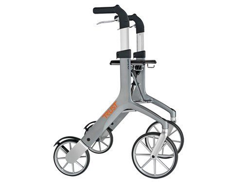 TrustCare - Let's Fly - premium rollator - Fly Grafit