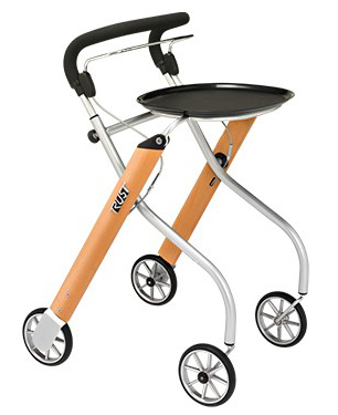 TrustCare - Let's Go-rollator til indendørs brug - Bok/Silver