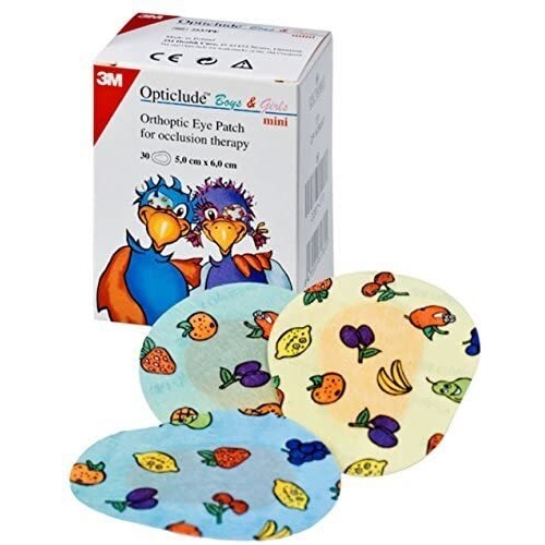 Eye dressing Opticlude - 47x63mm assorted designs - 30 pcs