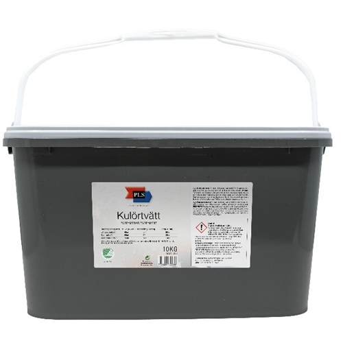 Laundry detergent powder colour wash PLS - 10kg perfumed Svanen