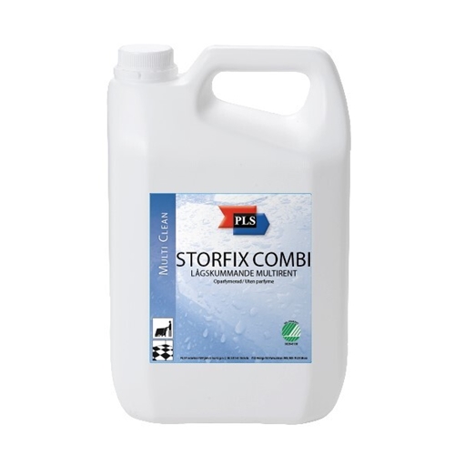 Rengørings-kombimaskine Storfix Combi - 5 l uparfumeret pH=11,5/9 Svanen - 3 stk.
