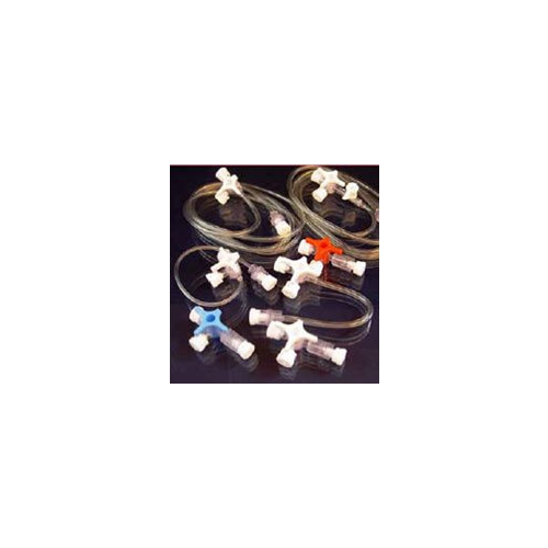 3-vejs hane Connecta - uden slange med injektionsport 2 farvekoder - 100 stk.