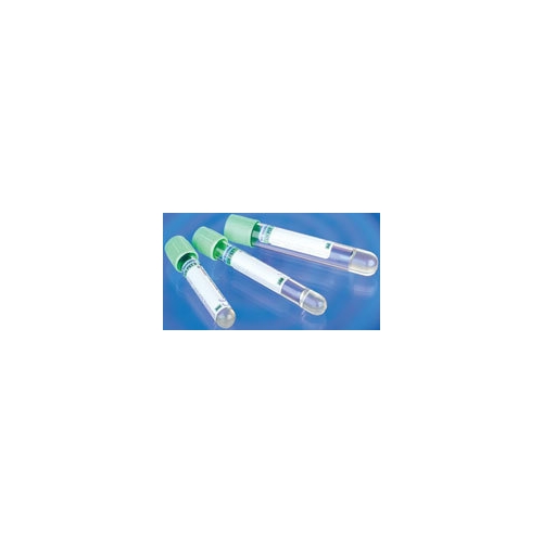 Vakuumrör BD Vacutainer PSTTM II pappersetikett – 7/4,5ml Li-Heparingel mintgrön – 100 st