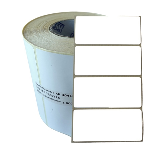 Etikett TT Syntet till Zebra skrivare - 89x40mm inkl reng-kort rle1500 - 3 st