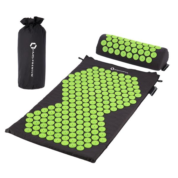 Akupressurmatten-Set Premium Schwarz AKM03
