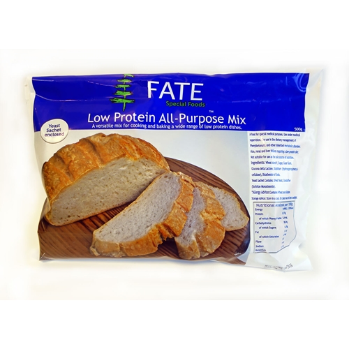 Fate yleiskäyttöinen jauhoseos – jauhoseos PKU 500 g