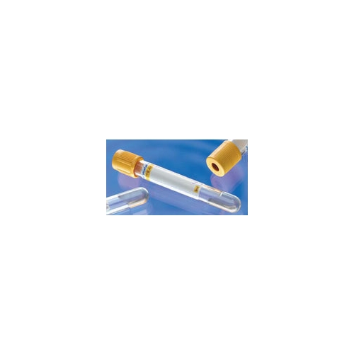 Vakuumrör BD Vacutainer SST II Advance pappersetikett – 10/8,5ml serum gel guldgul – 100 st