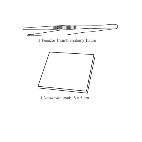 Anatomisk engangspincet - 15 cm enkeltpakket - 130 stk