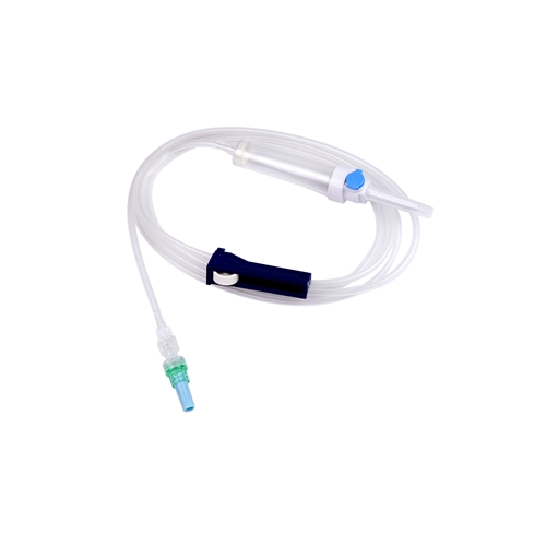 Infusionssæt agg med luftning evercare - 180 cm BCV PVC-fri - 80 stk.