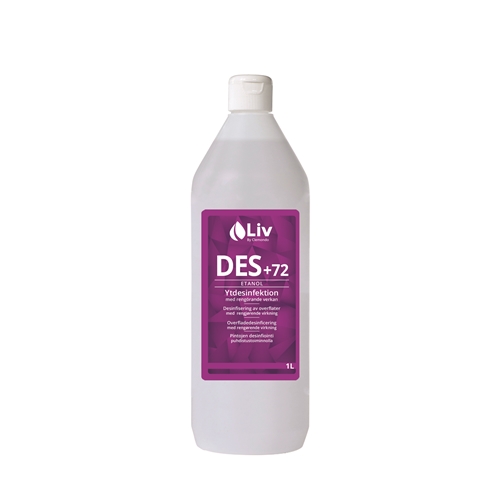 Oberflächendesinfektion Liv +72 % - 1000-ml-Flasche mit Tensid CE
