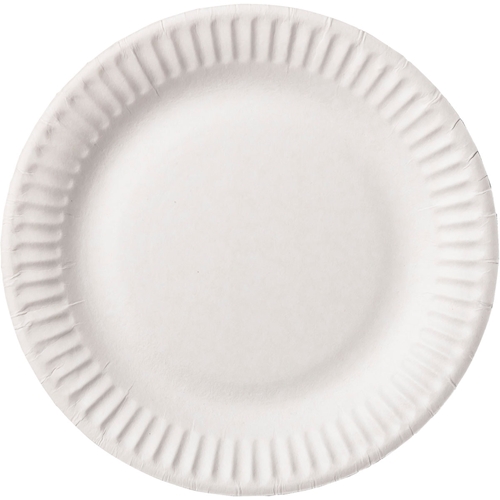 Paperilautanen matala 15 cm valkoinen pinnoittamaton Joutsenmerkki 100 kpl
