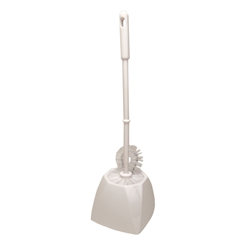 WC-børste med holder MAX Eco - 43 cm hvidt sæt med rensebørste