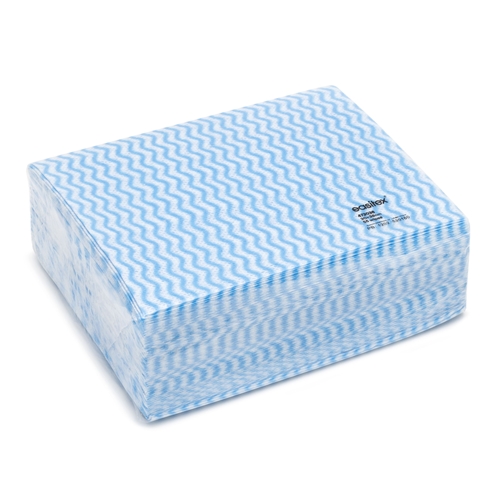 Disktrasa/diskduk EasiTex - 30x36cm blå genombruten - 55 st