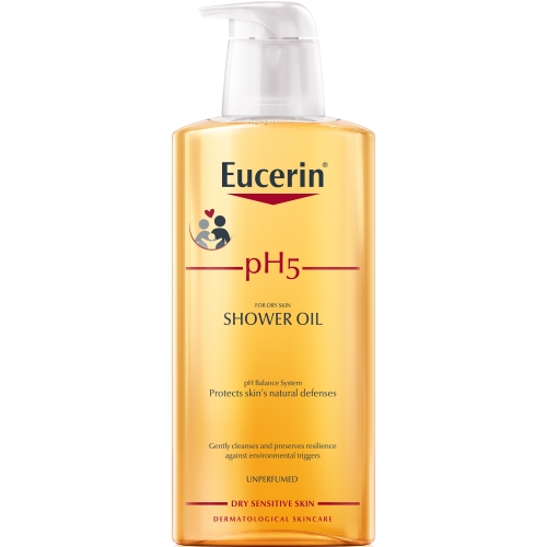 Eucerin pH5 bruseolie - 400 ml uparfumeret