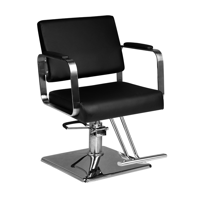 Hair system hs202 barberarstol svart
