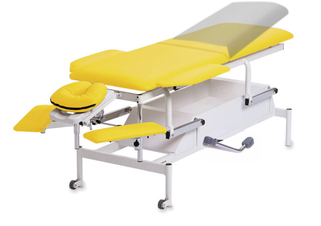 Tarsus Fysio 1, hydraulisk brits – 2-delad – Lemon 890