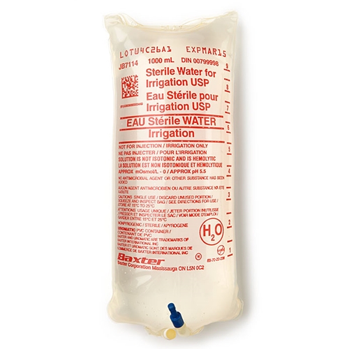 Steriles Wasser Uromatic - 1000 ml Spüllösung im Beutel - 10 St