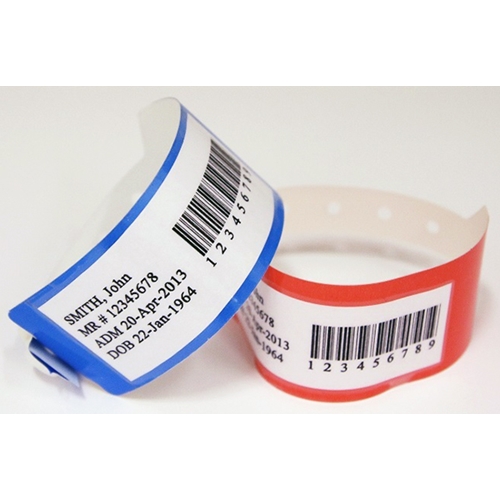 Identifikationsarmband mit Druckknopfverschluss Sentry BarCode LBA für Erwachsene blau 250 St.