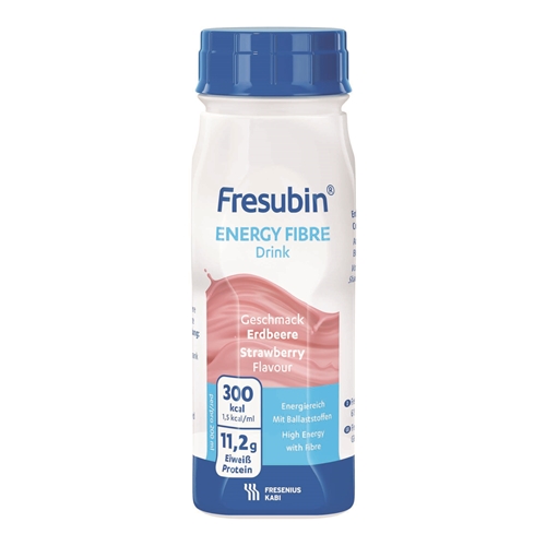 Fresubin Energy Fibre Drink - 4x200 ml mansikka - 4 kpl