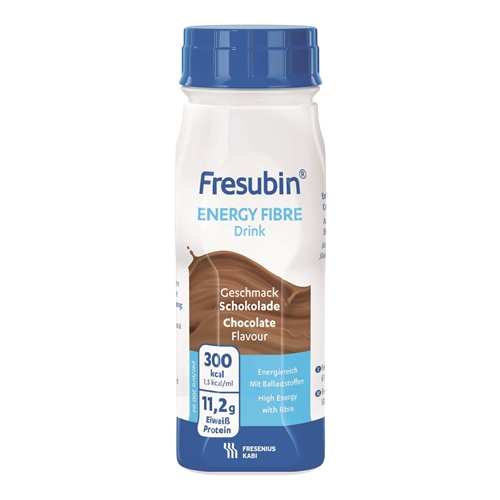 Fresubin Energy Fibre Drink - 4x200 ml suklaa - 4 kpl