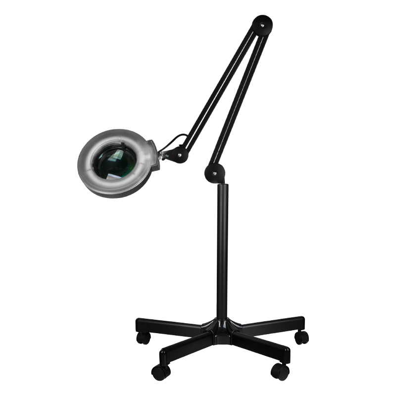 S5 LED-förstoringslampa + svart stativ