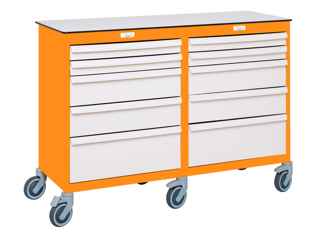 Mobil arbetsstation 2 block - Saffran