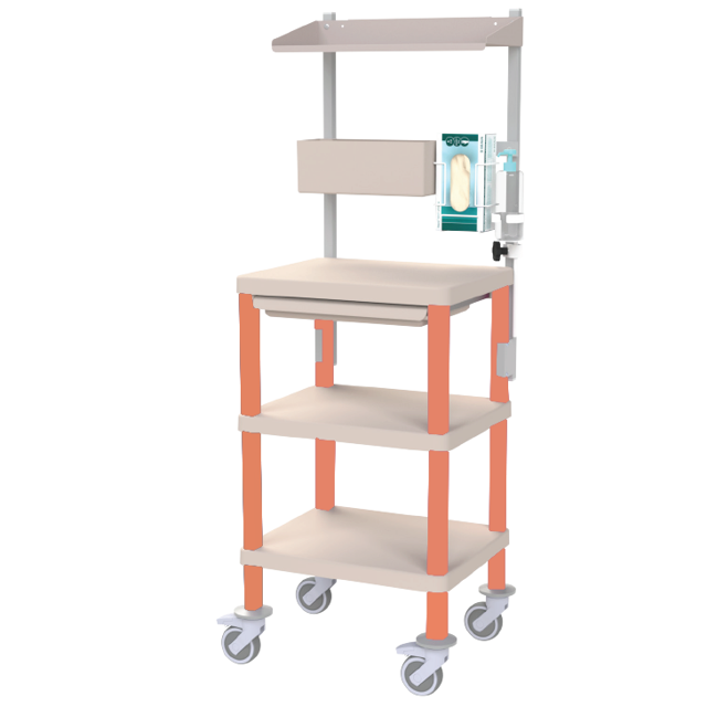 Bord 54x45 cm, 3 plan - Korall