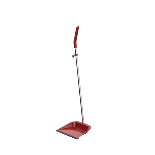 Fejeblad med skaft - 65 cm rød metalplade