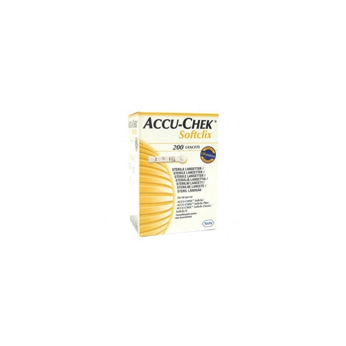 Accu-Chek Softclix lancet - 28G (0,4mm) 200-p - 200 stk.